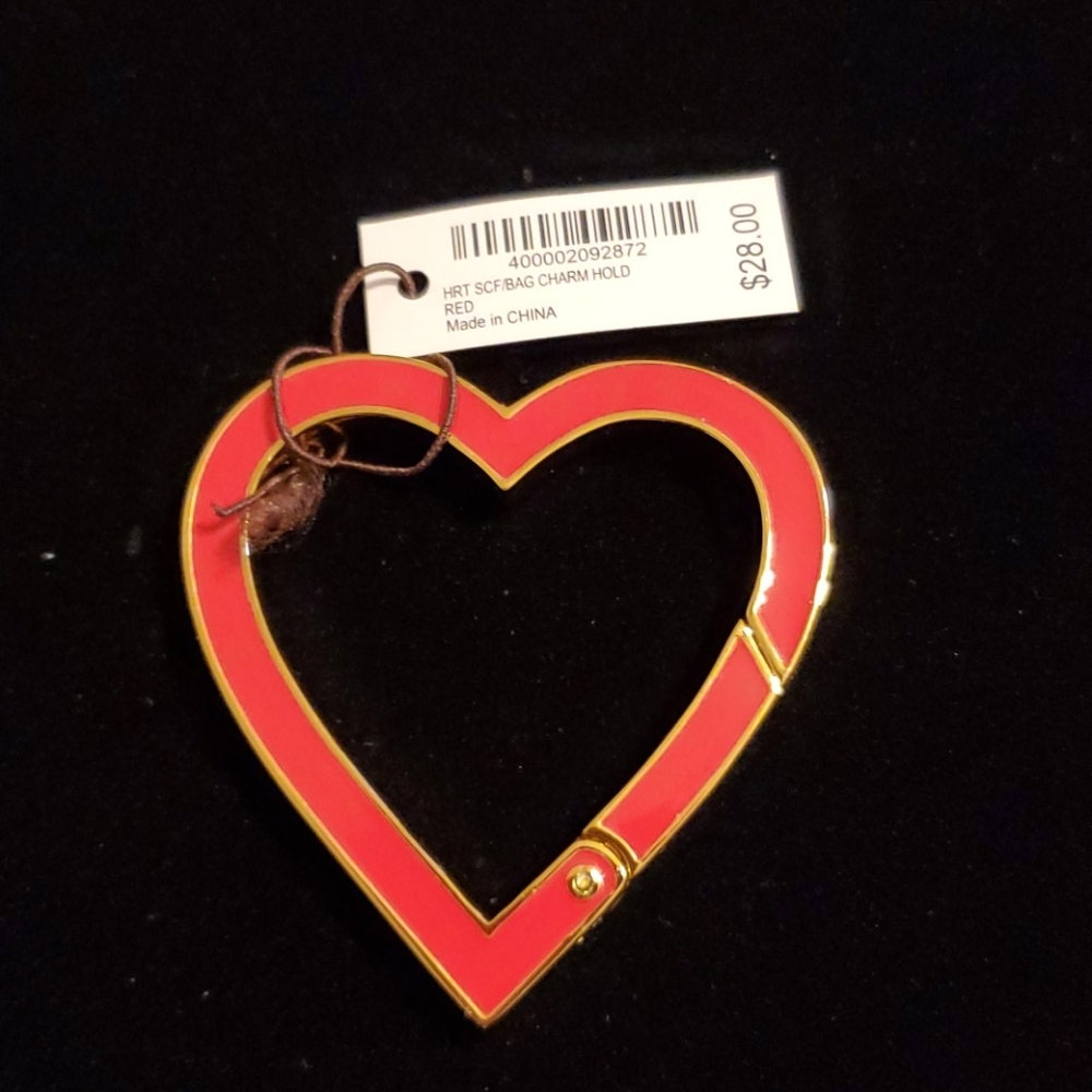Henri Bendel Heart key chain